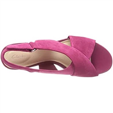Clarks Mujer 261479264 Sandalias Con Tira Al Tobillo Rosa