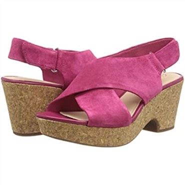 Clarks Mujer 261479264 Sandalias Con Tira Al Tobillo Rosa
