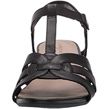 Sandalia Mujer Clarks Abigail Daisy Piel Negra