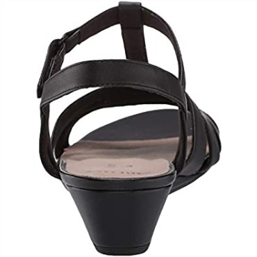 Sandalia Mujer Clarks Abigail Daisy Piel Negra