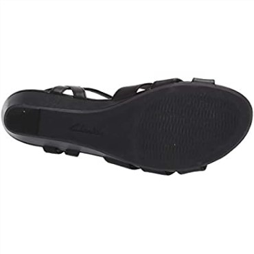 Sandalia Mujer Clarks Abigail Daisy Piel Negra
