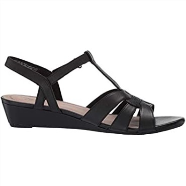 Sandalia Mujer Clarks Abigail Daisy Piel Negra