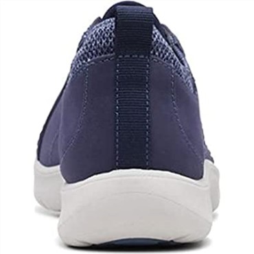 Clarks Mujer Adella Trace Oxford Planas Azul Marino Oscuro Textil