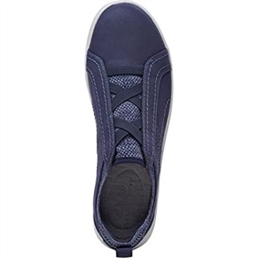 Clarks Mujer Adella Trace Oxford Planas Azul Marino Oscuro Textil