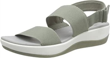 Clarks Mujer Arla Jacory Plataforma Verde Oliva