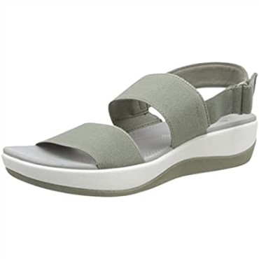 Clarks Mujer Arla Jacory Plataforma Verde Oliva