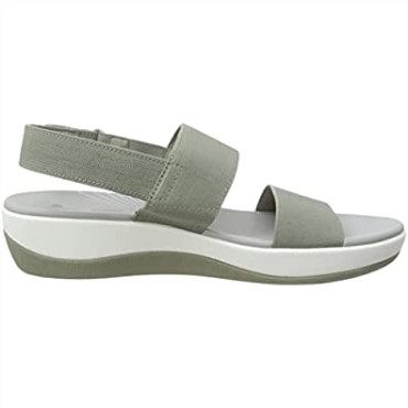 Clarks Mujer Arla Jacory Plataforma Verde Oliva