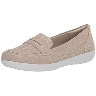 Mocasines De Mujer Clarks Ayla Form Lino Natural