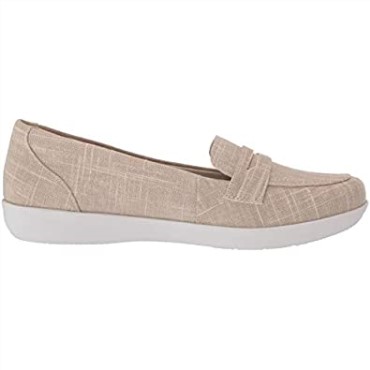 Mocasines De Mujer Clarks Ayla Form Lino Natural