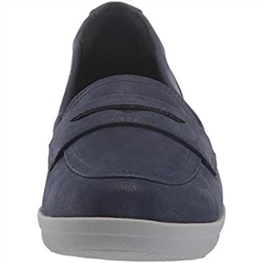 Mocasines Mujer Clarks Ayla Form Nubuck Sintético Azul Marino