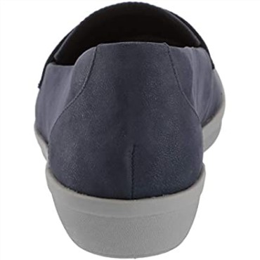 Mocasines Mujer Clarks Ayla Form Nubuck Sintético Azul Marino