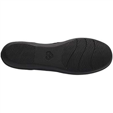 Mocasín Mujer Clarks Ayla River Negro Estampado Serpiente Sintético