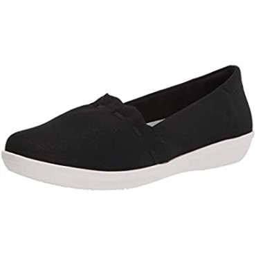 Zapatillas Clarks Ayla Shine Mujer Negro Brillo Textil