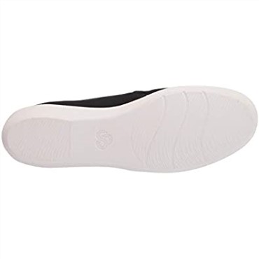 Zapatillas Clarks Ayla Shine Mujer Negro Brillo Textil