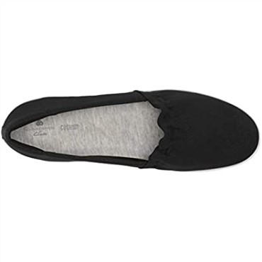 Zapatillas Clarks Ayla Shine Mujer Negro Brillo Textil