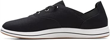 Zapatillas Clarks Mujer Brisa Ave Lona Negra