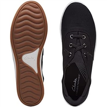 Zapatillas Clarks Mujer Brisa Ave Lona Negra