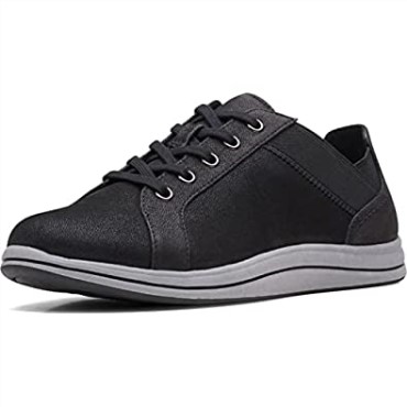 Zapatilla De Mujer Clarks Brisa Sky De Textil Negro