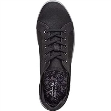 Zapatilla De Mujer Clarks Brisa Sky De Textil Negro