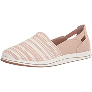 Mocasines De Mujer Clarks Brisa Step Loafer Taupe Canvas