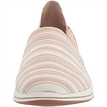 Mocasines De Mujer Clarks Brisa Step Loafer Taupe Canvas