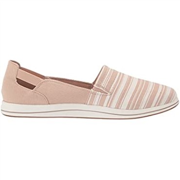 Mocasines De Mujer Clarks Brisa Step Loafer Taupe Canvas