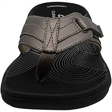 Chanclas De Mujer Clarks Brinkley Jazz Peltre Negro
