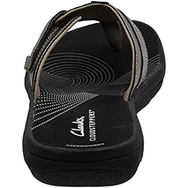 Chanclas De Mujer Clarks Brinkley Jazz Peltre Negro