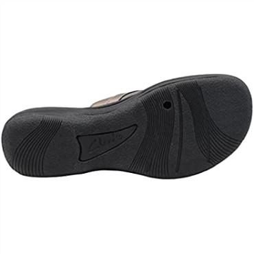 Chanclas De Mujer Clarks Brinkley Jazz Peltre Negro