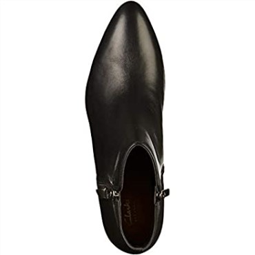 Botines Clarks Mujer Calla Blossom Negros