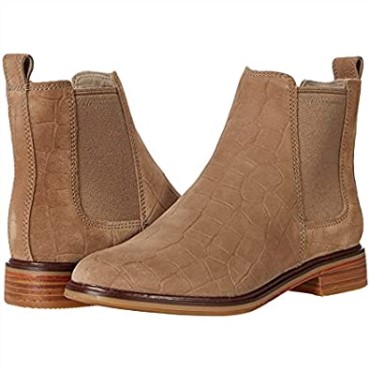 Clarks Clarkdale Arlo Botines Chelsea Mujer Croc Bronceado