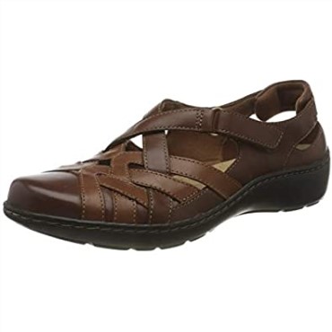 Mocasines Clarks Mujer Cora Dream Mocasines Flat Piel Canela Combinación
