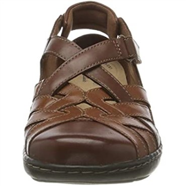 Mocasines Clarks Mujer Cora Dream Mocasines Flat Piel Canela Combinación