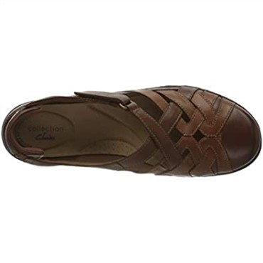 Mocasines Clarks Mujer Cora Dream Mocasines Flat Piel Canela Combinación