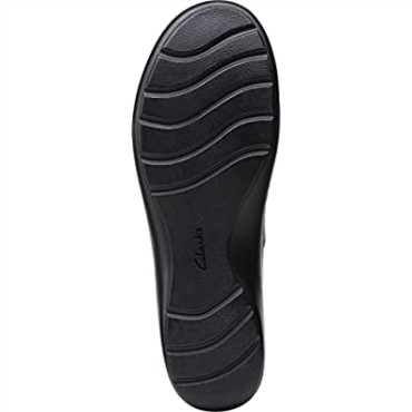 Botines Clarks Mujer Cora Tropic Cuero Metalizado Negro Piel