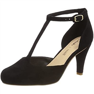Clarks Dalia Tulip T-bar Pumps Mujer