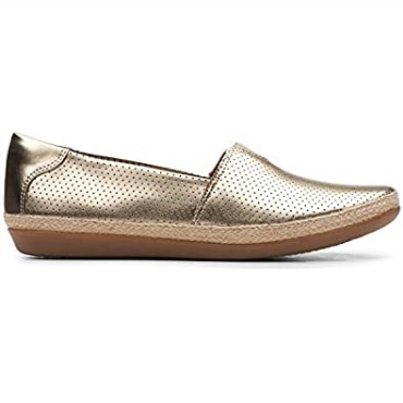 Mocasines Mujer Clarks Danelly Sky Champán Sintético Metalizado Champán