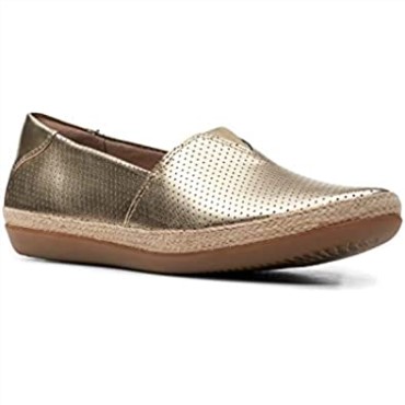 Mocasines Mujer Clarks Danelly Sky Champán Sintético Metalizado Champán