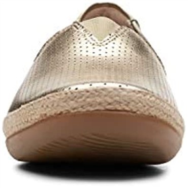 Mocasines Mujer Clarks Danelly Sky Champán Sintético Metalizado Champán