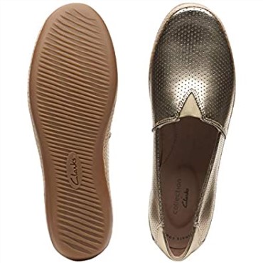 Mocasines Mujer Clarks Danelly Sky Champán Sintético Metalizado Champán