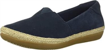 Mocasines Mujer Clarks Danelly Sky Navy Suede