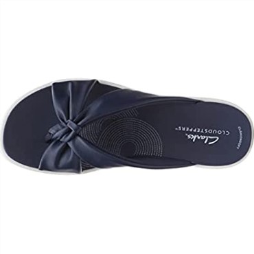 Sandalias Clarks Mujer Drift Ave Cuña Azul Marino Oscuro Sintético