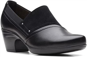 Mocasines Mujer Clarks Emily Step Piel Negra
