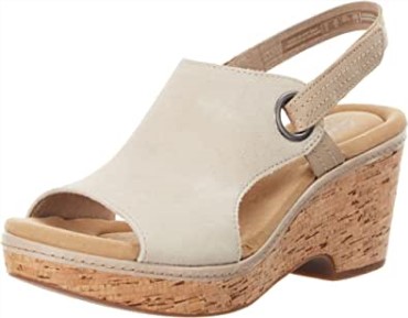 Sandalias Clarks Giselle Sea Para Mujer Sand Suede