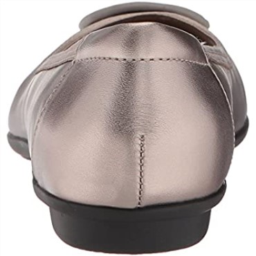 Clarks Gracellola Bailarinas Mujer Pewter Metlaiic Leather