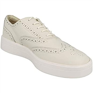 Clarks Mujer Hero Brogue Blanco Cuero Blanco Cuero Blanco
