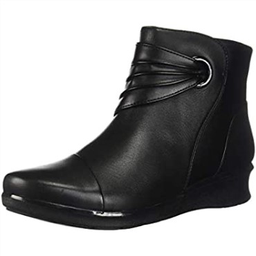 Botines Clarks Hope Twirl Mujer Cuero Negro