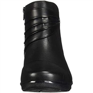 Botines Clarks Hope Twirl Mujer Cuero Negro