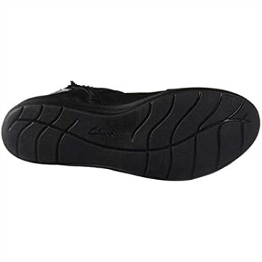 Botines Clarks Hope Twirl Mujer Cuero Negro