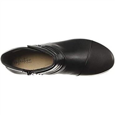 Botines Clarks Hope Twirl Mujer Cuero Negro